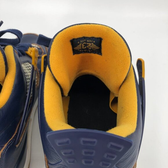 Jordan Blue & Yellow Athletic Sneakers | Lace Up, Size 11 main image 6
